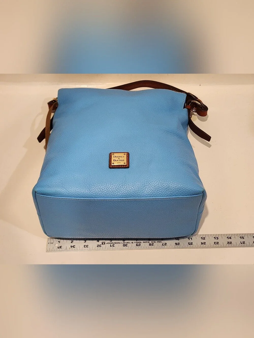 Dooney and Bourke Pebbled Leather Large Shlouder Bag Satchel - Picture 11 of 16